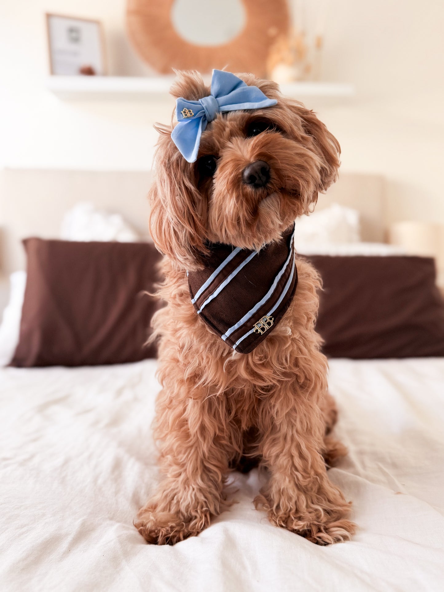 Powder Blue Hair Bow