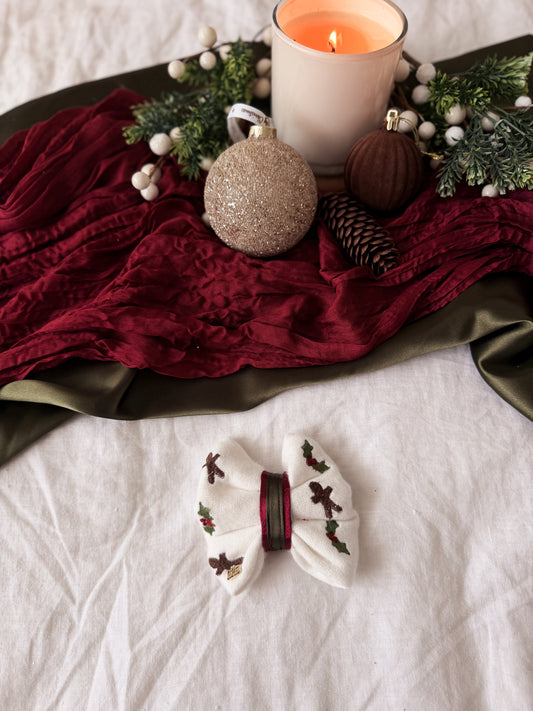 Christmas Pudding Bow Tie
