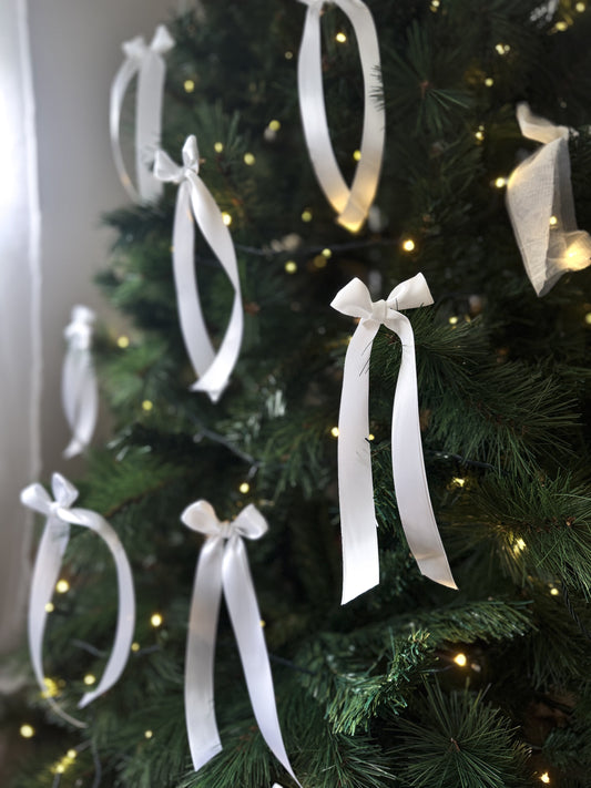 Satin Bow Ornaments