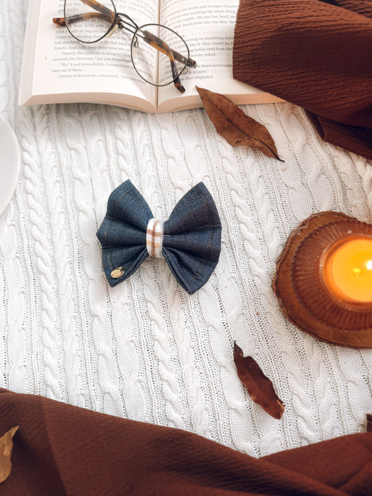 Denim Bow Tie