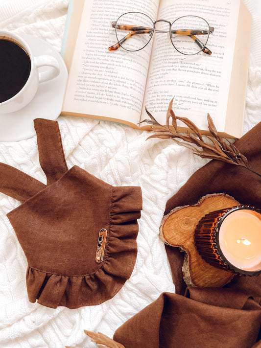 Mocha Ruffle Bandana