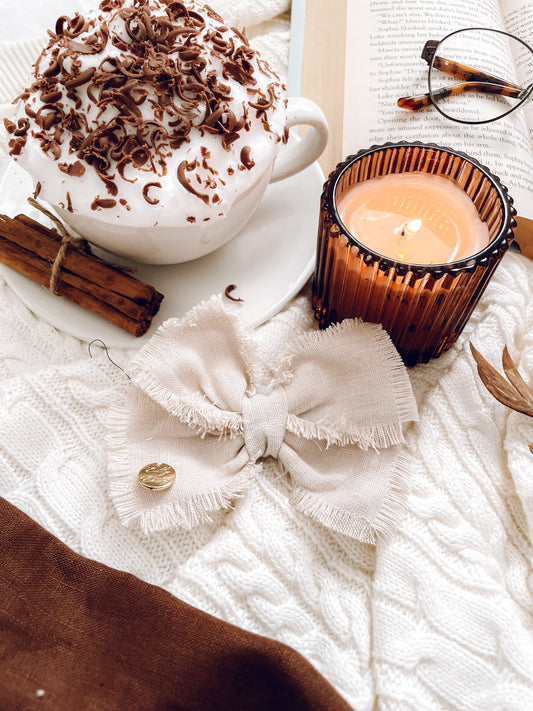 Chai Frayed Bow
