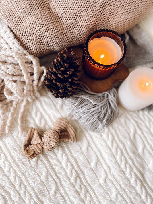 Butterscotch Knot Hair Bow