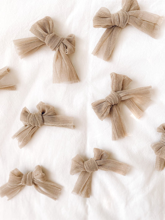Tinsel Hair Bow